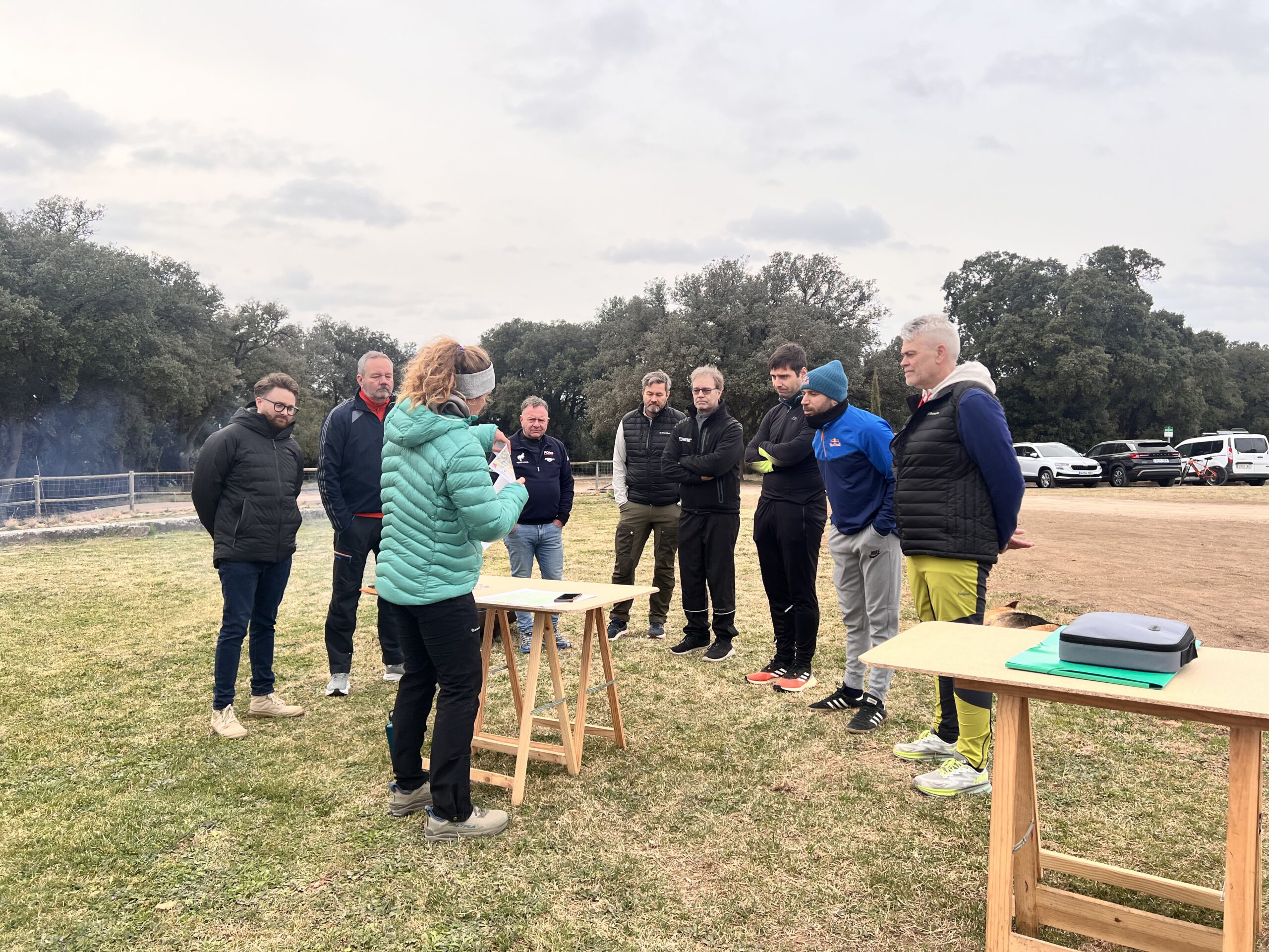 Team orienteering activity